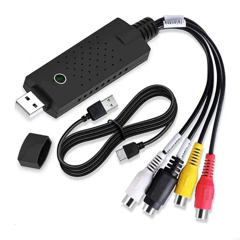Фото G8DB USB 2.0 CAPLE CAPLE CAPLE APARTER ADAPTER ADAPTER CABLE CVINT VHS HI8 VCR на цифровую для ПК для ПК №4