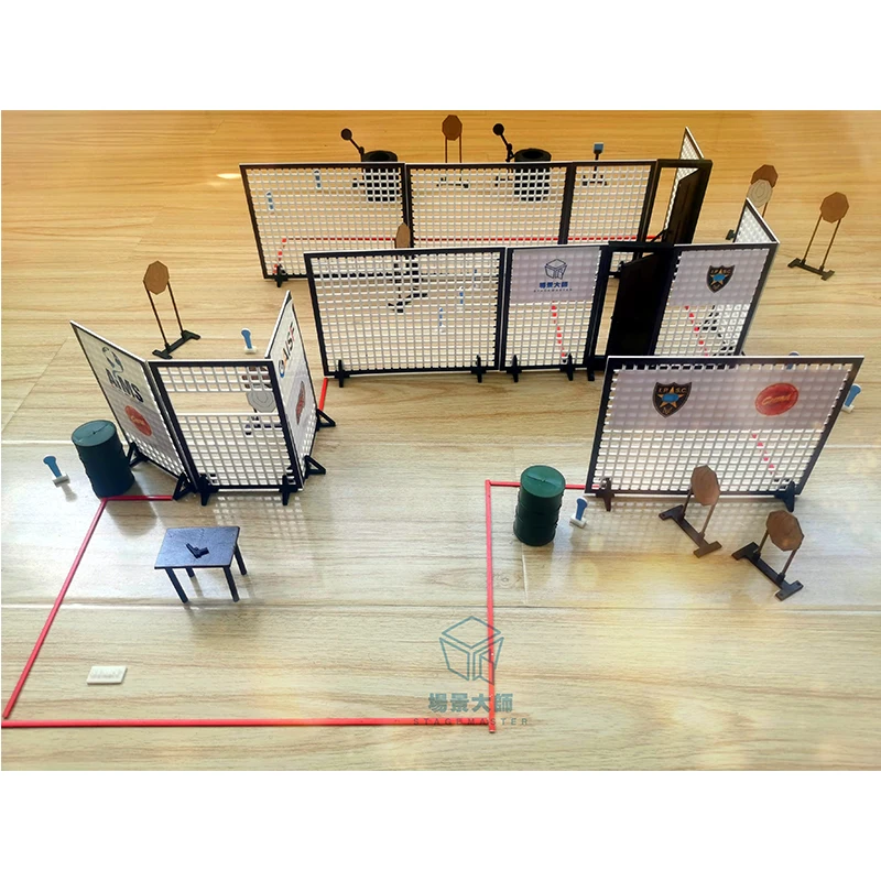 IPSC IDPA USPSA Комплект для соревнований по стрельбе 3D Stage Design - профессиональные модели 3D-симуляции для тренировок по тактической стрельбе
