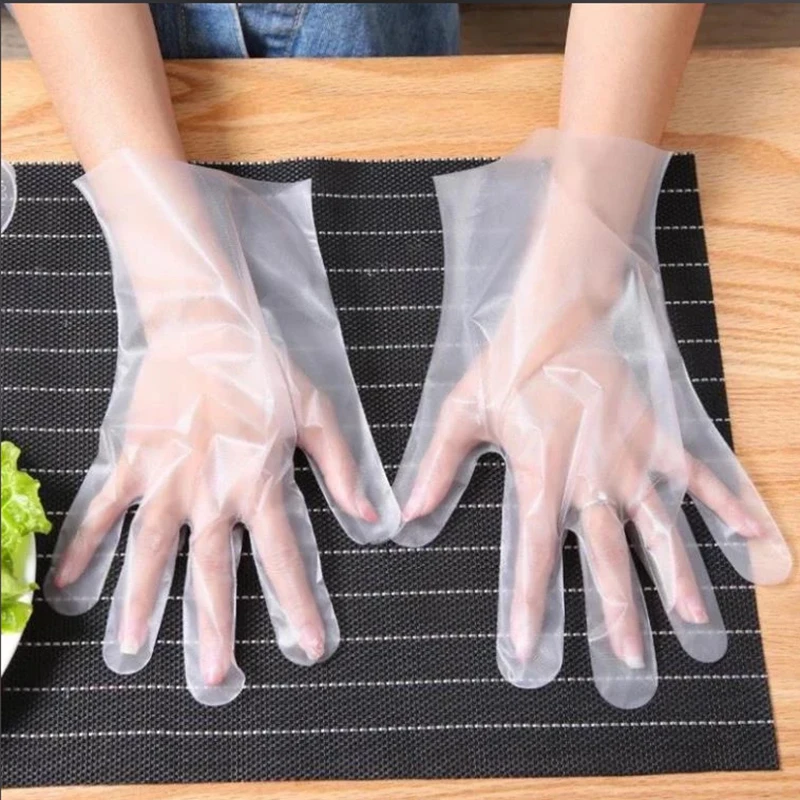 Прозрачные противоскользящие средства для унитаза Hogar Manoplas Transparentes De Tpe Sin Látex Para Uso Alimentario Limpieza Hoga
