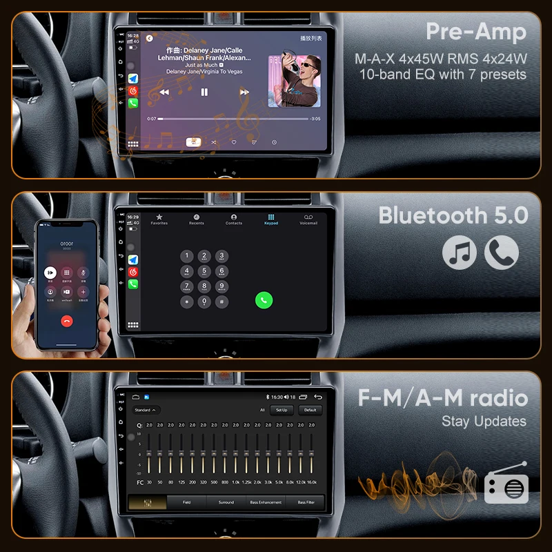 Фото Android 14 Carplay Auto 2K экран автомобильный радиоприемник мультимедийный плеер для Fiat Ducato Peugeot Boxer Citroen Jumper 2006-2022 стерео №4