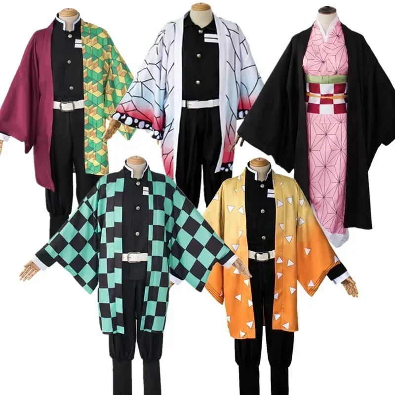 Косплей Demon Slayer Tanjiro Nezuko, детский костюм Shinobu, японский аниме-мультфильм, костюм на Хэллоуин, Kerstcadeaus (art.: 3920ca4bfc6c3) - 3920ca4bfc6c3