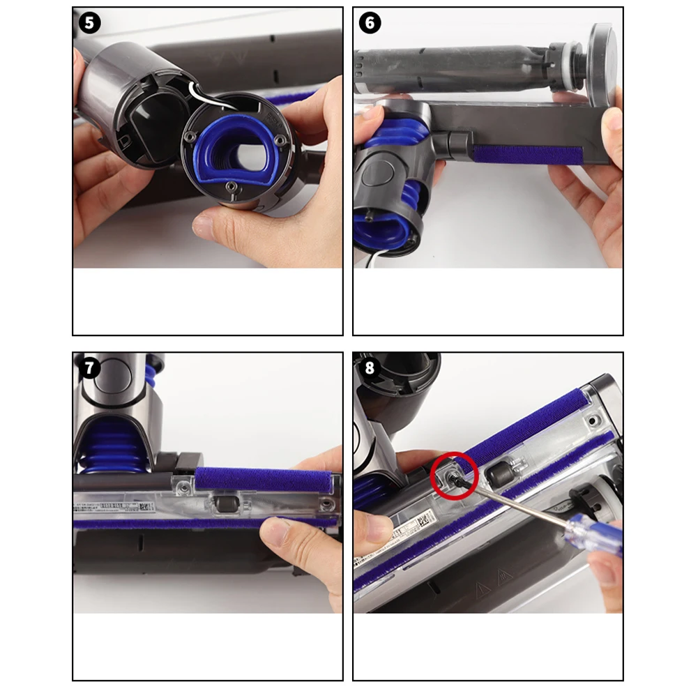 Фото Отвертка для шланга Dyson, запасные части для пылесоса Dyson Slim V8 Slim Digital Slim V10 Slim V12 Slim V15 №5