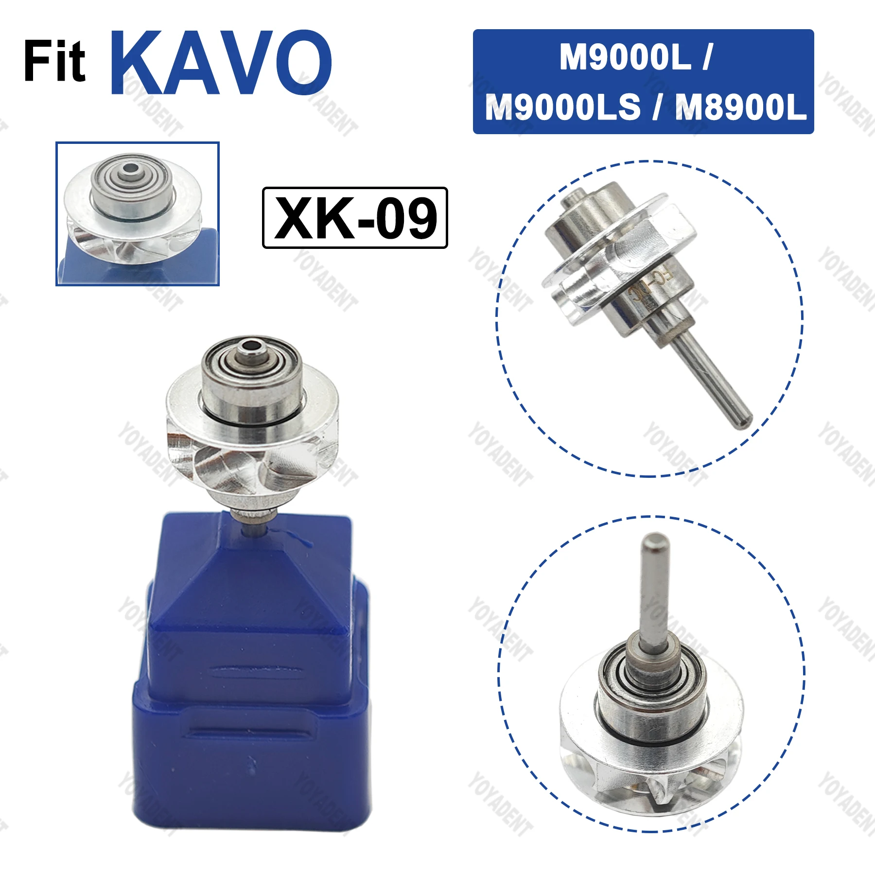 Для KAVO M9000L M9000LS M8900L высокоскоростной наконечник, картридж для стоматологической турбины, воздушный ротор, аксессуары для стоматологических наконечников