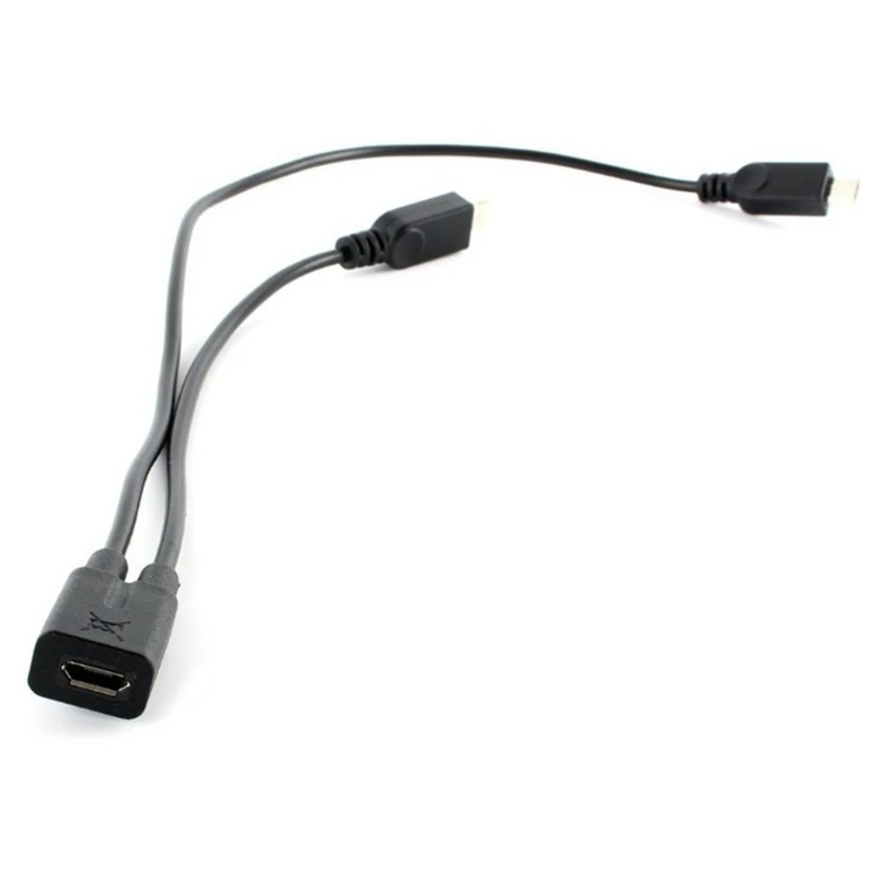Фото Кабель-разветвитель Micro USB «мама» на разъем «папа» Micro USB, длина 30 см №5