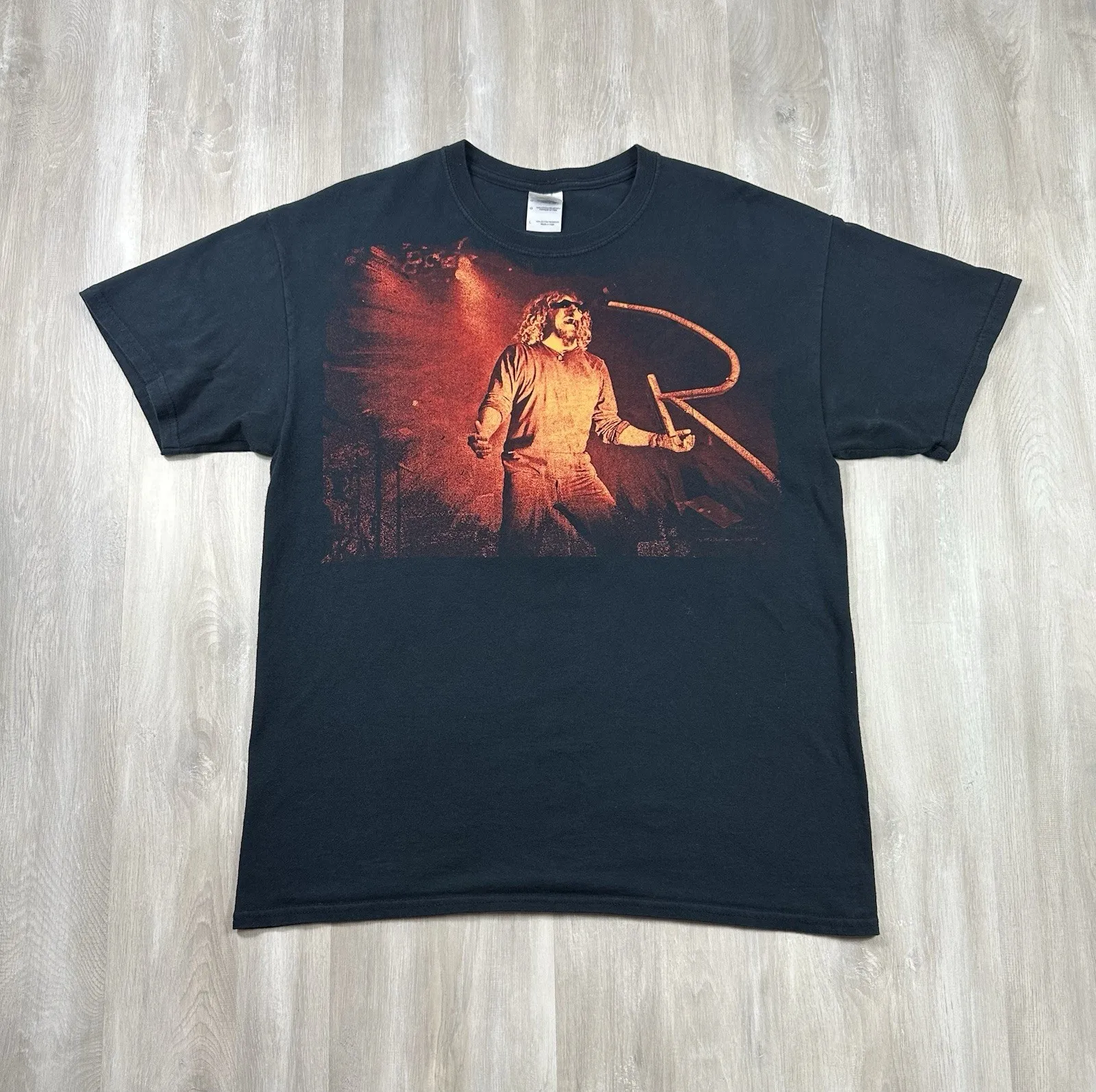 Винтажная рубашка Sammy Hagar Four Decades of Rock Concert, большой двусторонний размер
