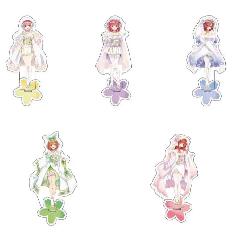 Квинтуplets Nakano Itsuki Yotsuba Nino Ichika Miku аниме акриловая модель на подставке настольное украшение стоячий Знак подарок