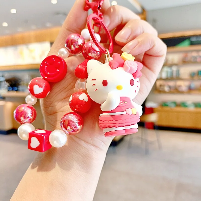 Браслет Hana Sanrio Kuromi Melody Hello Kitty, мультяшный брелок, милый маленький TwinStars Cinnamoroll, сумка для девочек, кулон, подарок (art.: 3920c8fa8a909) - 3920c8fa8a909