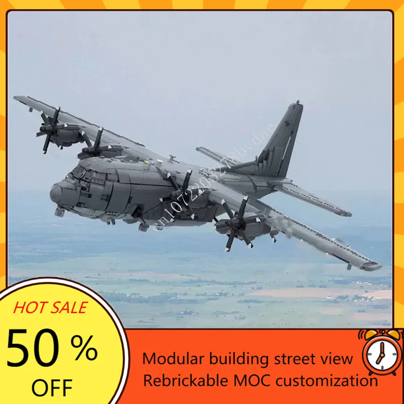 5452 шт. MOC на заказ головоломка AC-130J GhostRider модель самолета DIY собранный самолет развивающие детские игрушки на день рождения рождественские подарки (art.: 3920d0fc47786) - 3920d0fc47786