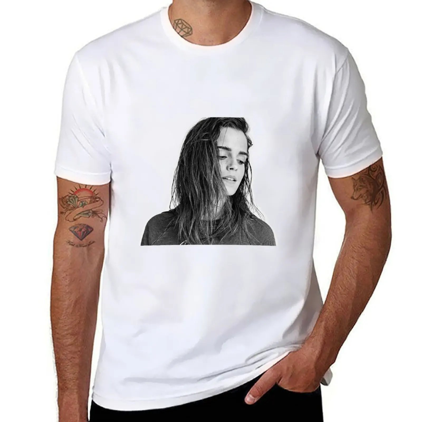 Emma Watson T-Shirt t shirt man casual t shirts for man graphic tees T-Shirt