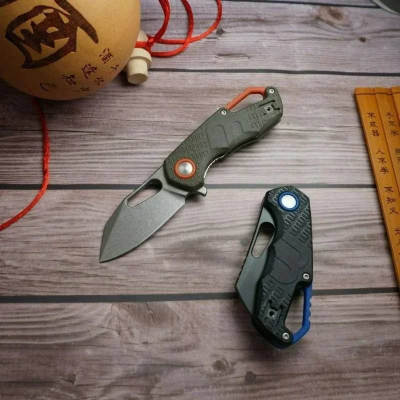 Фото MKM-F0332 Охотничий карманный нож EDC высокой твердости 8cr13 Лезвие Wild Survival Складной нож для кемпинга Мини Microtech Edc Ручные инструменты №3