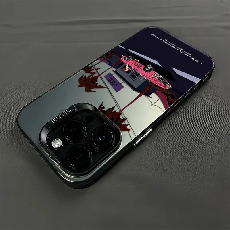 Фото Супер крутой чехол для iPhone West Coast Sense Of Fun Run для iPhone 16, 15, 14, 13, 12, 11 Pro Max XR XS MAX 7, 8 PLUS MINI Girl INS Cover №4