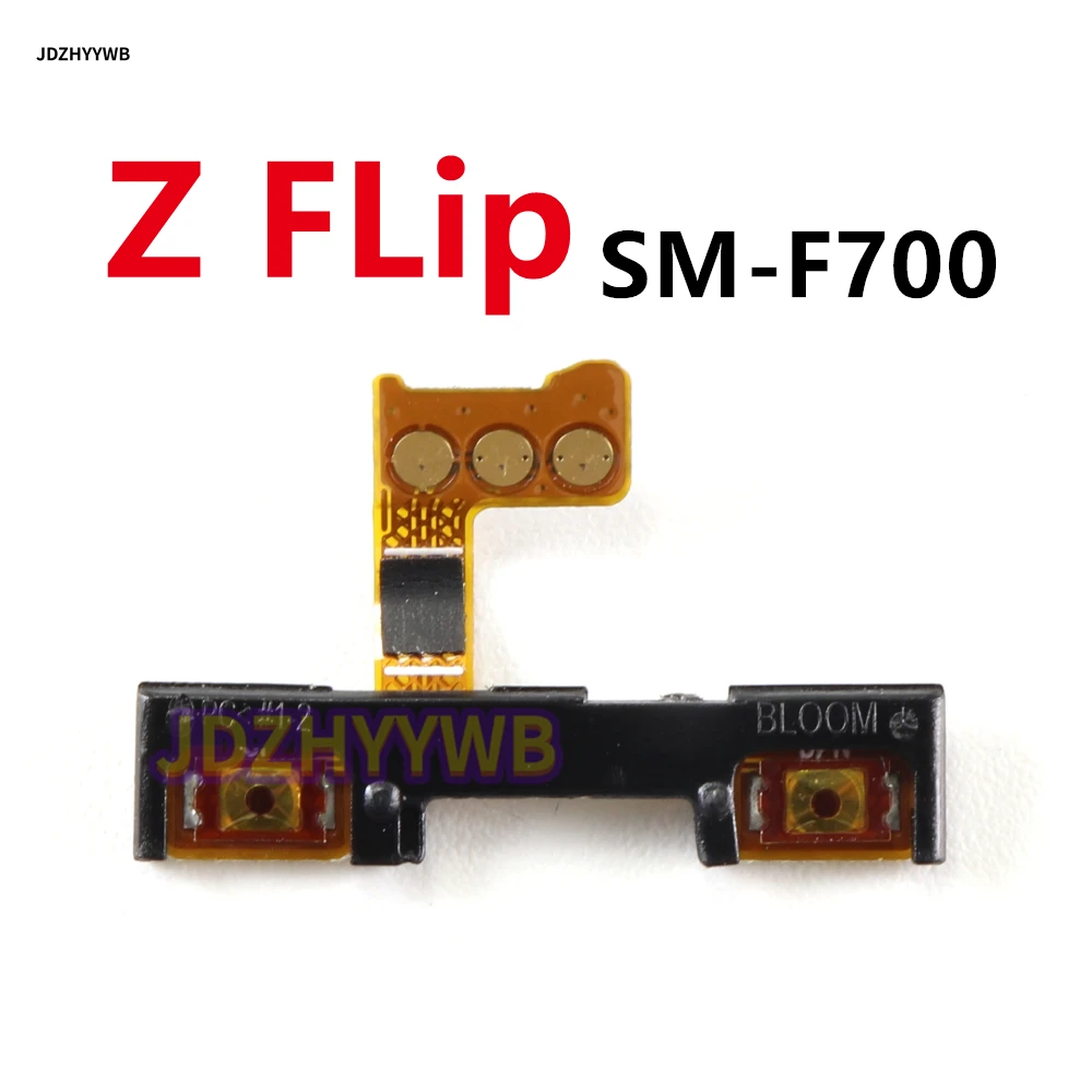 Фото Кнопка включения и выключения громкости, гибкий кабель для Samsung Galaxy Z FLip F700 F707 F707B №2
