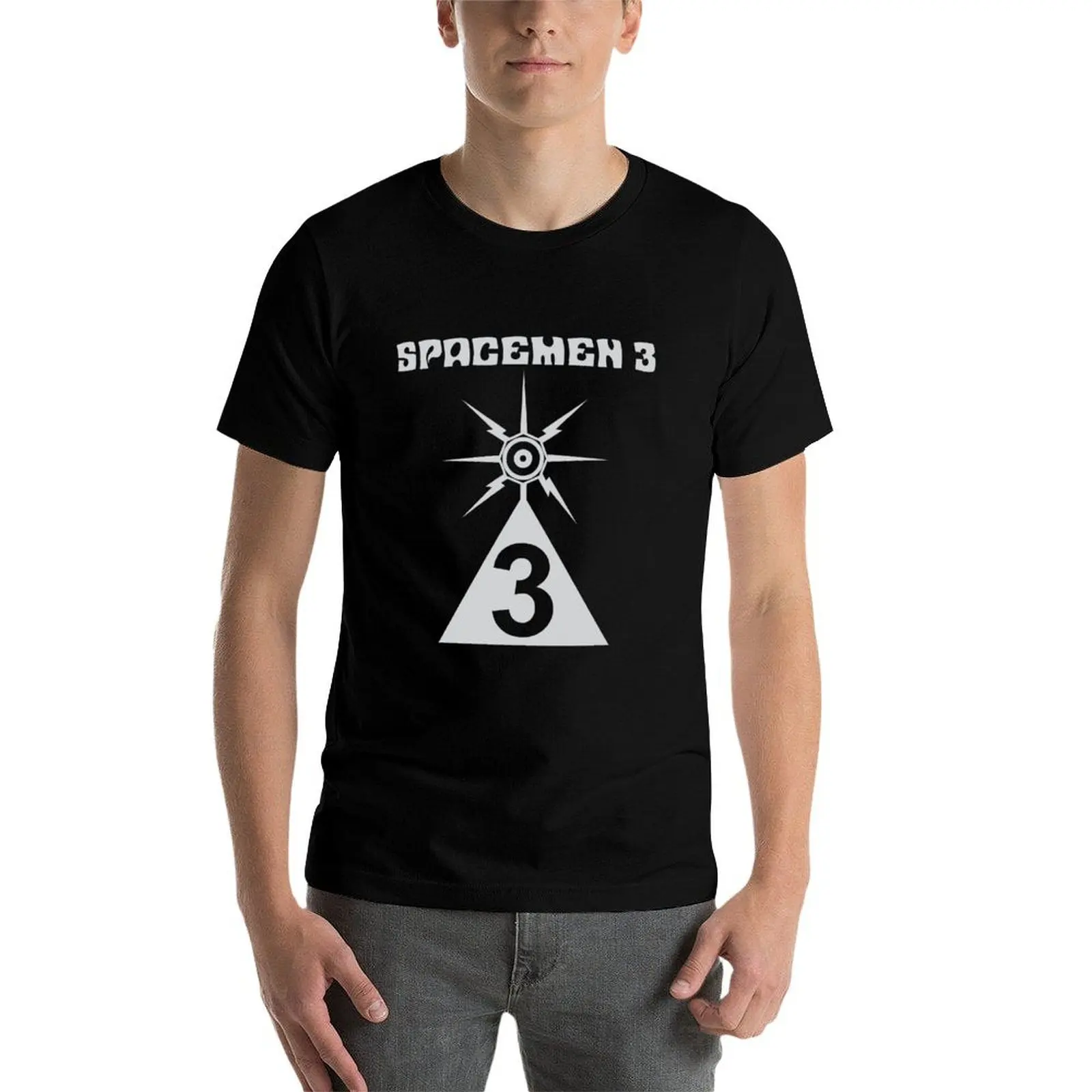 Фото Футболка с логотипом Spacemen 3, футболка CPS, летняя одежда, белые винтажные футболки для мальчиков, дешевые мужские футболки №4