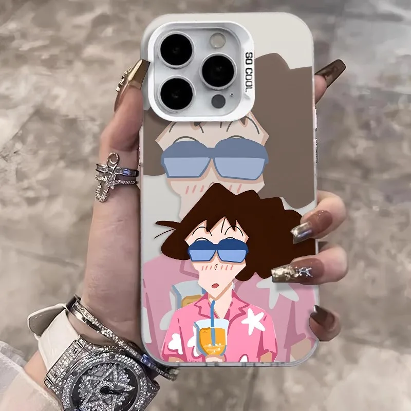 Фото Чехол для телефона Crayon Shin - Chan Parents для Samsung Galaxy S23 S24 S25 Ultra S21 S22 FE Plus Samsung A54 A53 A55 A33 A34 A35 Funda №3