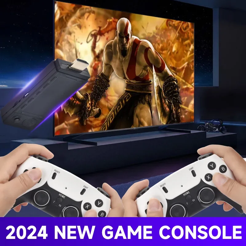 Фото X9 X9 Pro Ретро 4K 3D Game Stick TV HD Игровая консоль 905X3 Чип 256G 42000 Игры для PS1/PSP/SFC/N64 Двойной контроллер 2,4G №5