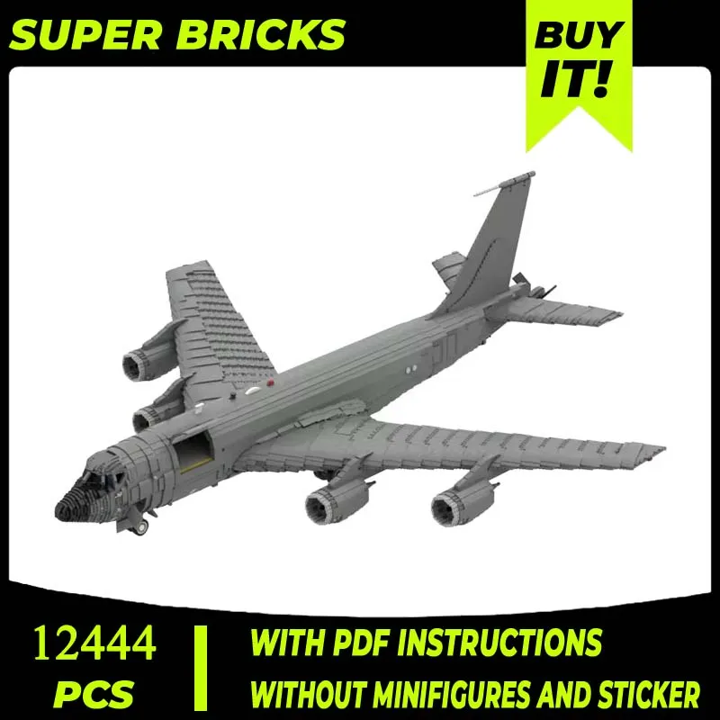 Военная серия WW2 KC-135R Stratotanker Модель самолета Moc Строительные блоки DIY Сборка СамолетИгрушки для детей Технологии Кирпичи