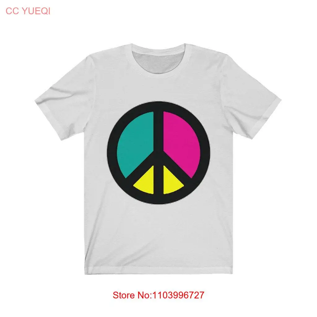 Футболка Peace Love Sign Bella Canvas 3001, 10 лет, 6 размеров, S M L Xl 2XL 3XL, принт спереди и сзади. Лучшее вместе.