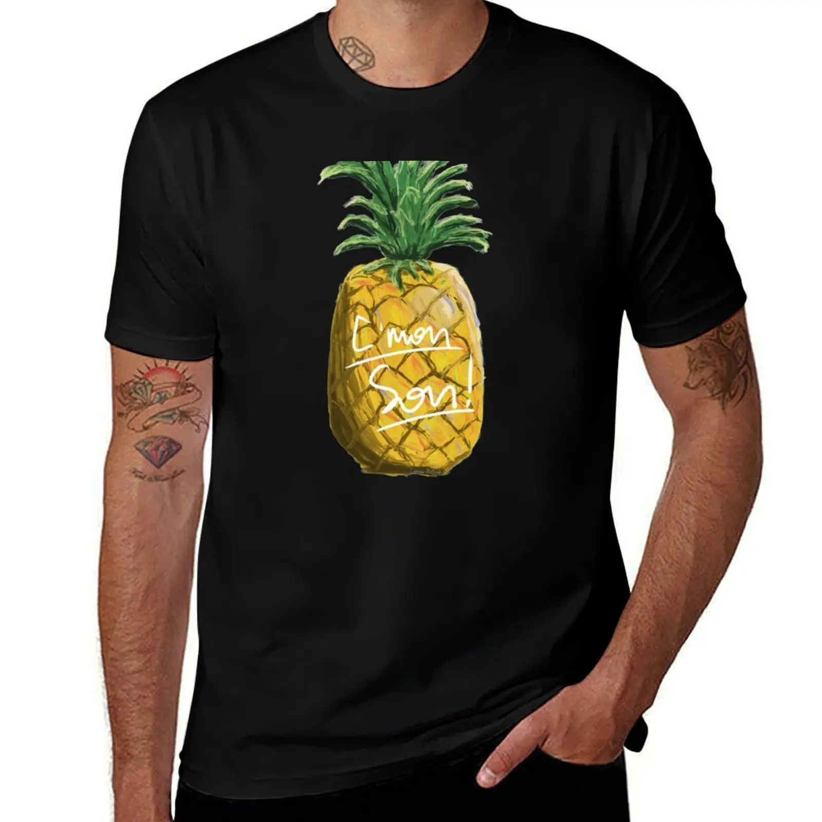 Чи-мон сын! Psych TV Show Art Gift Футболка Shawn and Gus больших размеров, летний топ, хлопковые мужские футболки, простые черные футболки для мужчин