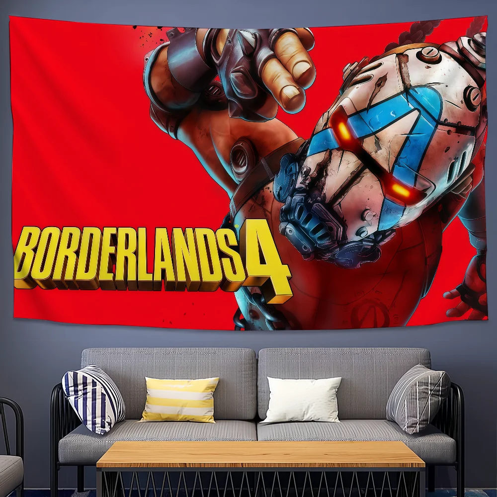 Фото Игра B-Borderlands 4, флаг для кемпинга, бара, пикника, вечеринки, украшения дома, баннер №5