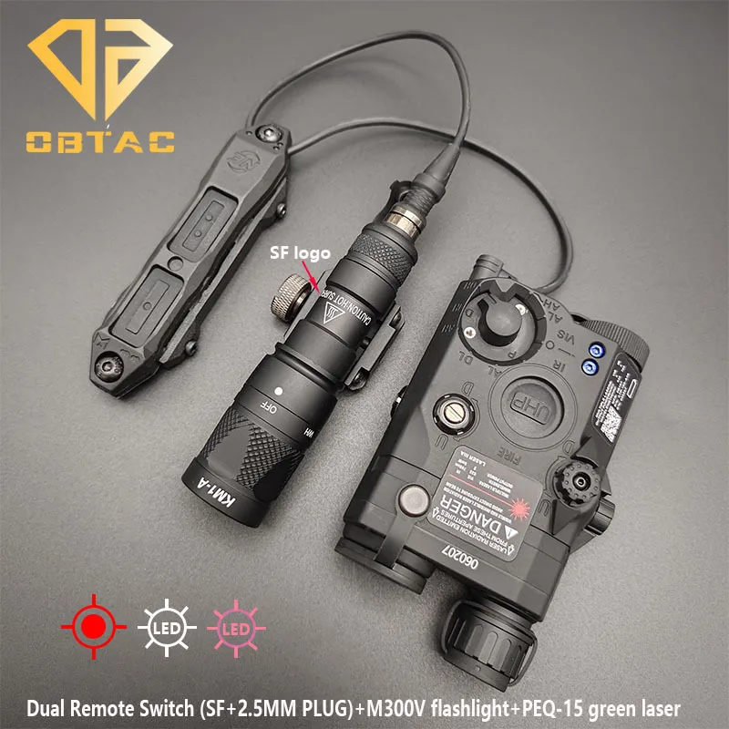 Тактический стробоскоп M600V M300V, стробоскоп, фотовспышка, фотовспышка, лазерное оружие красного, синего, зеленого цветов, белый стробоскоп, фотовспышка, дистанционный переключатель SF/2,5