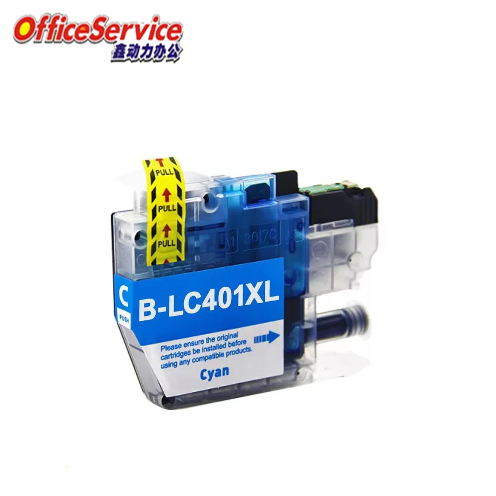 Чернильный картридж LC401 LC401XL, совместимый с принтером Brother MFC-J1010DW, J1012DW, J1170DW, J5340DW, J5345DW, подходит для Северной Америки.