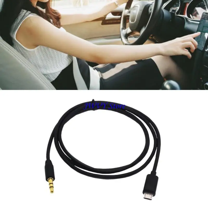 573a Micros USB до 3,5 мм Audios Cabin Caber Auxs AUXS для S4I9500 S5I9600 Note2 N7100 Note3 N9000 Смартфоны 100 см/39,37 дюйма