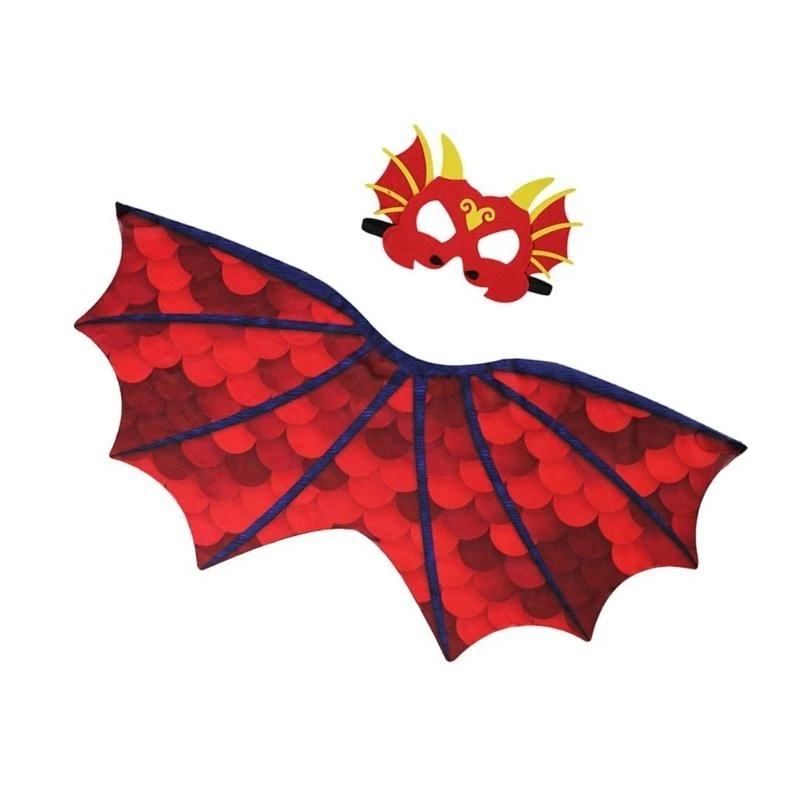 652f Детей Dinosaur Dinosaur Cape Wing Cloak и Mask Dragon Wing Costume для детей для детей (art.: 3920ced57e720) - 3920ced57e720