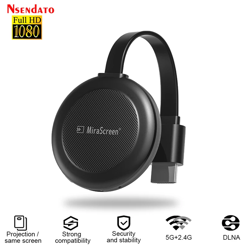 Mirascreen G38 5G Miracast Wireless для DLNA AirPlay HDMI-совместимый ТВ-приемник Wi-Fi Дисплей Ключ для IOS Android PC TV
