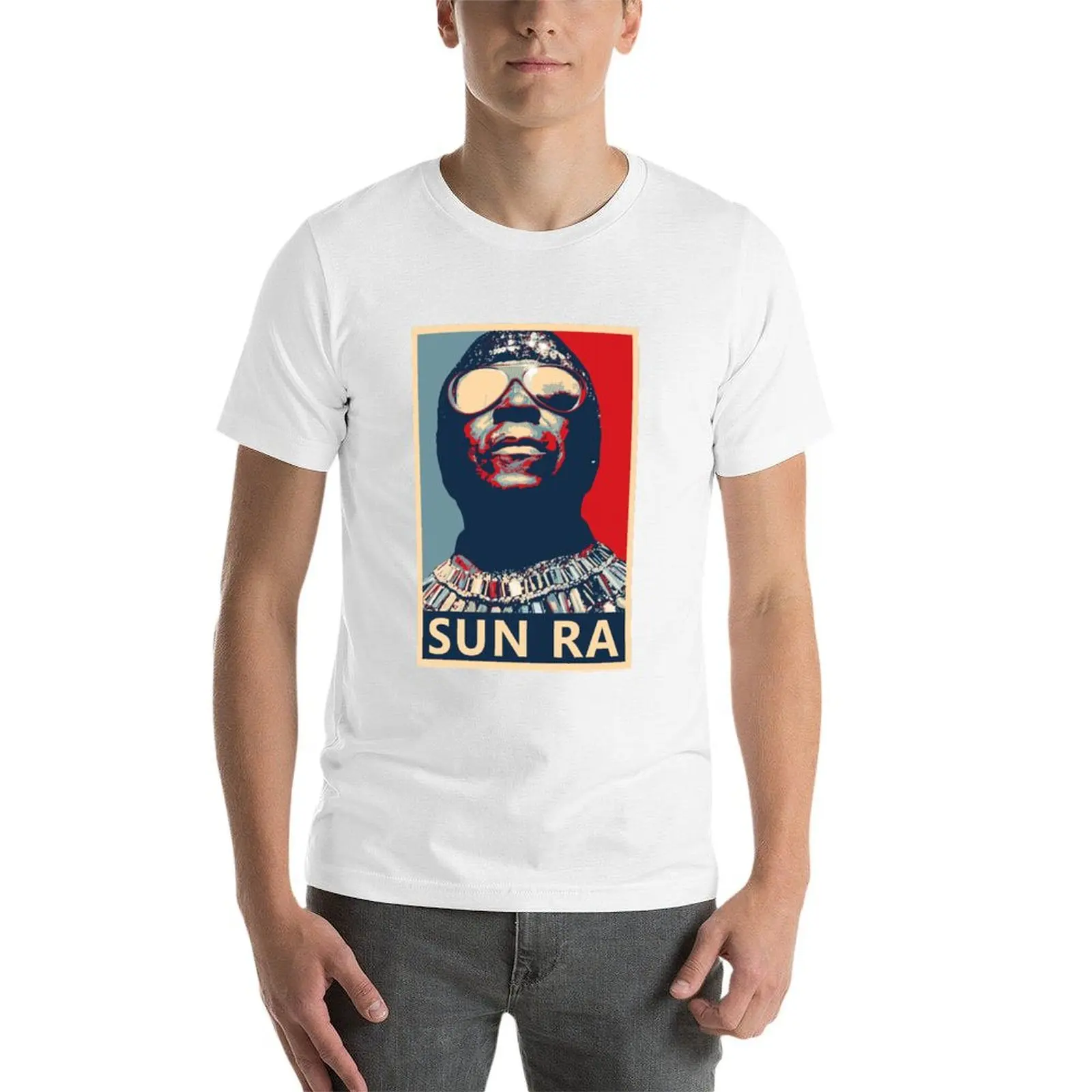 Фото Плакат «Солн РА (Аркее) Надежда» - гр? ?ten Musiker der Jazz Leit T-Shirt футболка мужская дизайнерская футболка №4