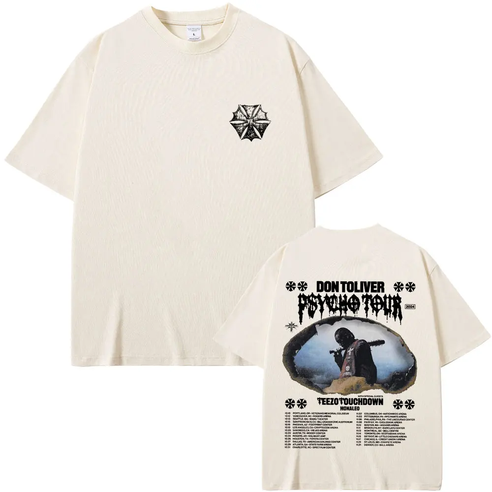 Рэпер Don Toliver Hardstone Psycho Tour футболки для мужчин и женщин повседневные винтажные хлопковые футболки мужские хип-хоп большие размеры с коротким рукавом (art.: 3920ccf5b5d8b) - 3920ccf5b5d8b