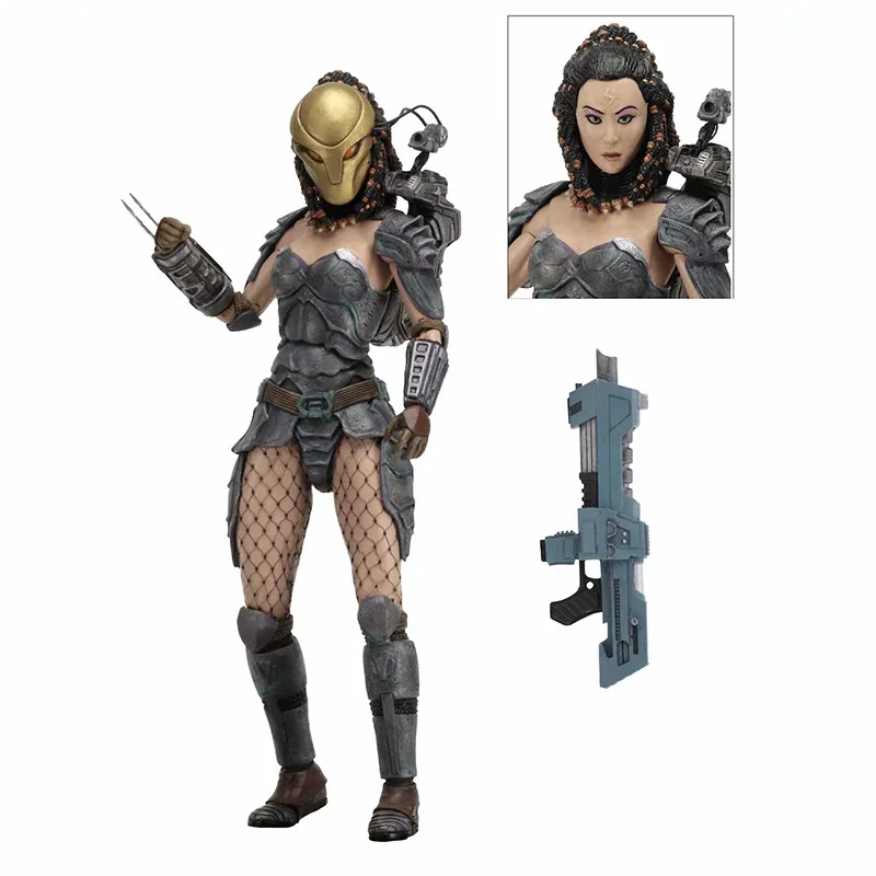 Фото Фигурка AVP Alien vs Predator Machiko Noguchi Hornhead Predator, фигурки, коллекция ПВХ, модель игрушки, 15-20 см №4