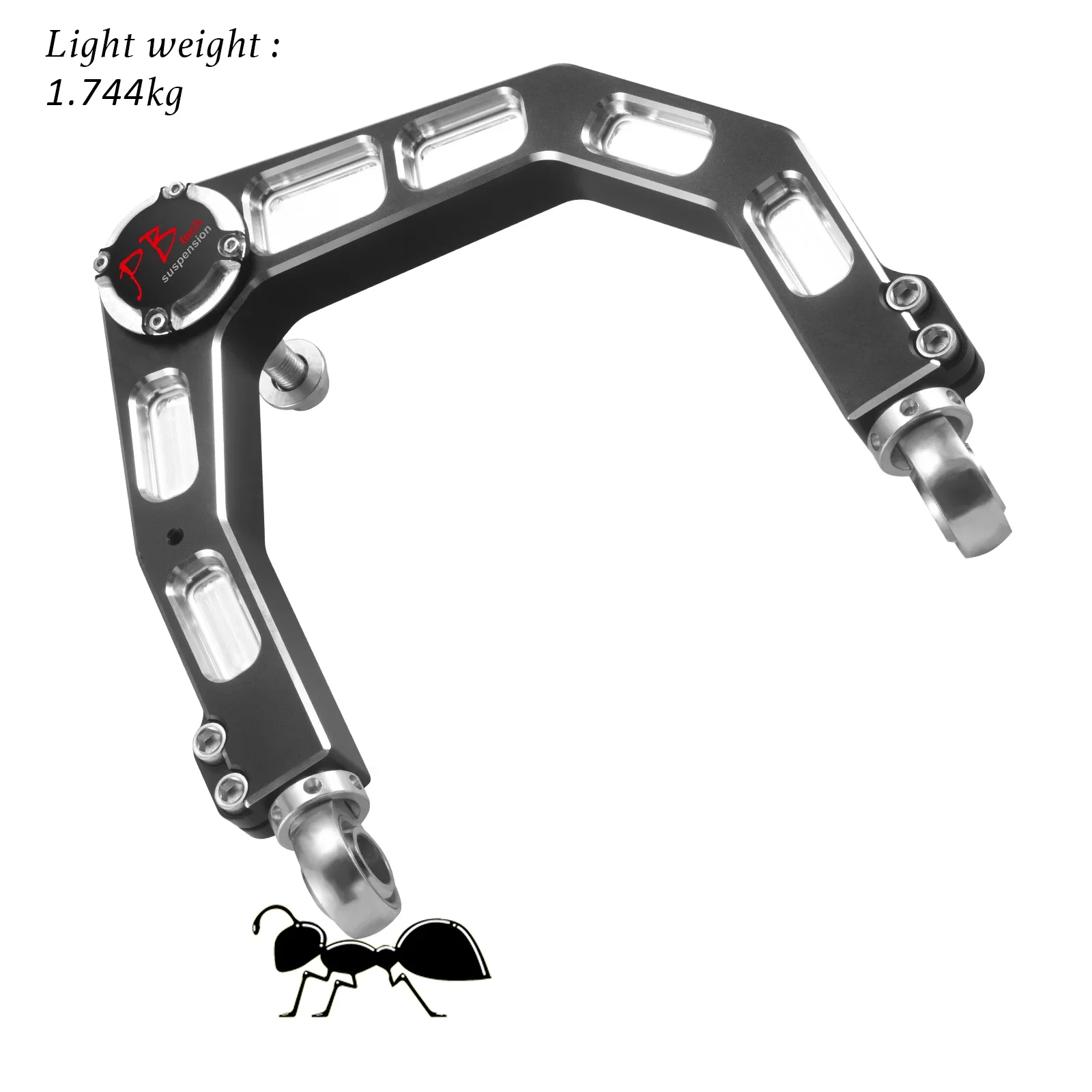 Фото Алюминиевый верхний рычаг Uniball Billet, комплект рычагов для FORD F150 Bronco Raptor Series Toyota Tacoma Tundra LC150 Ram №2