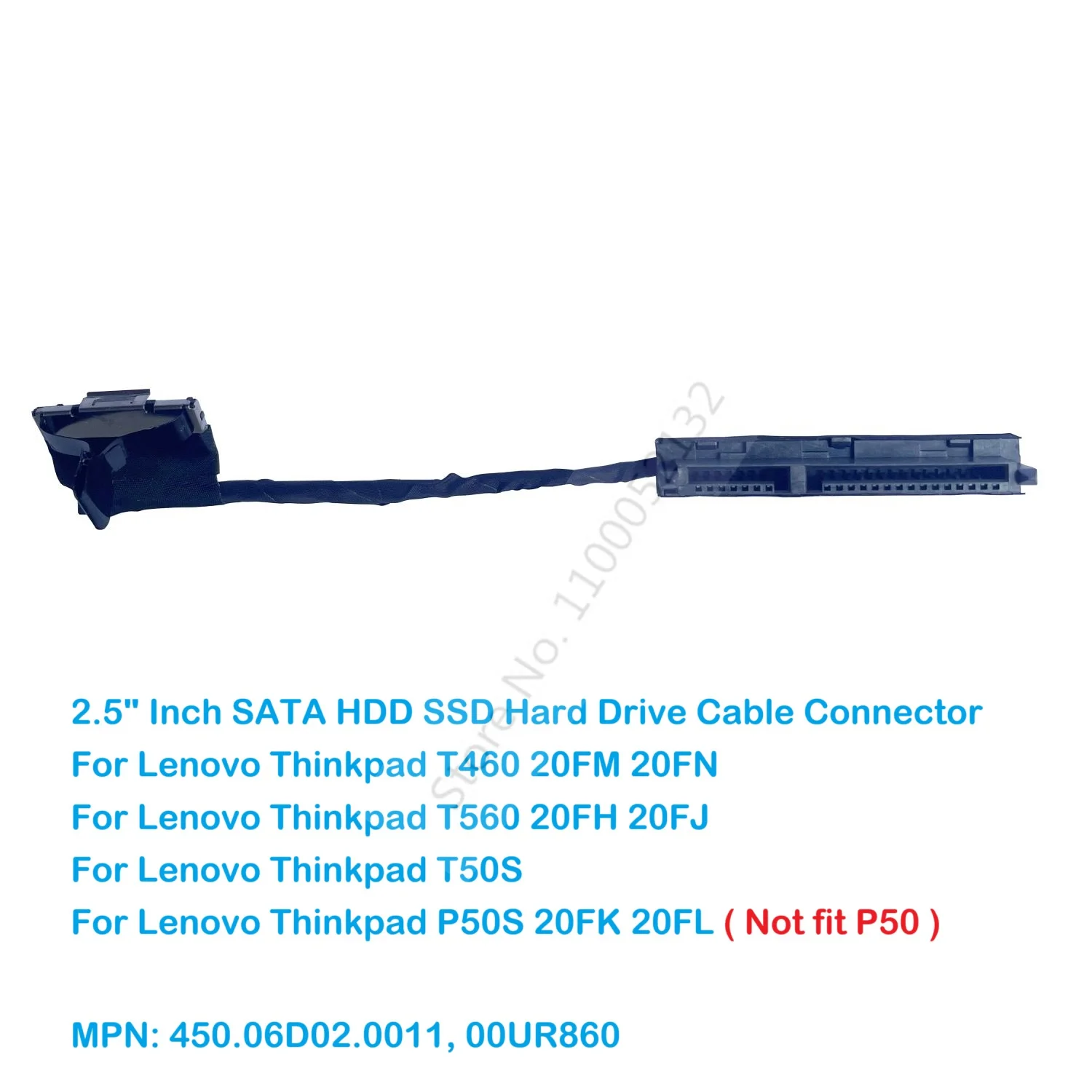Фото Сменный кабель жесткого диска 2,5 SSD HDD для Lenovo ThinkPad T460 T560 T50s P50s 20FM 20FN 20FH 20FJ 20FK 20FL 00UR860 №2
