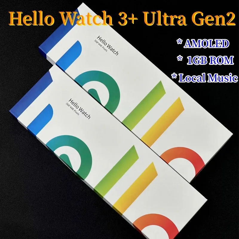 Смарт-часы Hello Watch 3 + Plus, 2024 мАч, 49 мм, с компасом