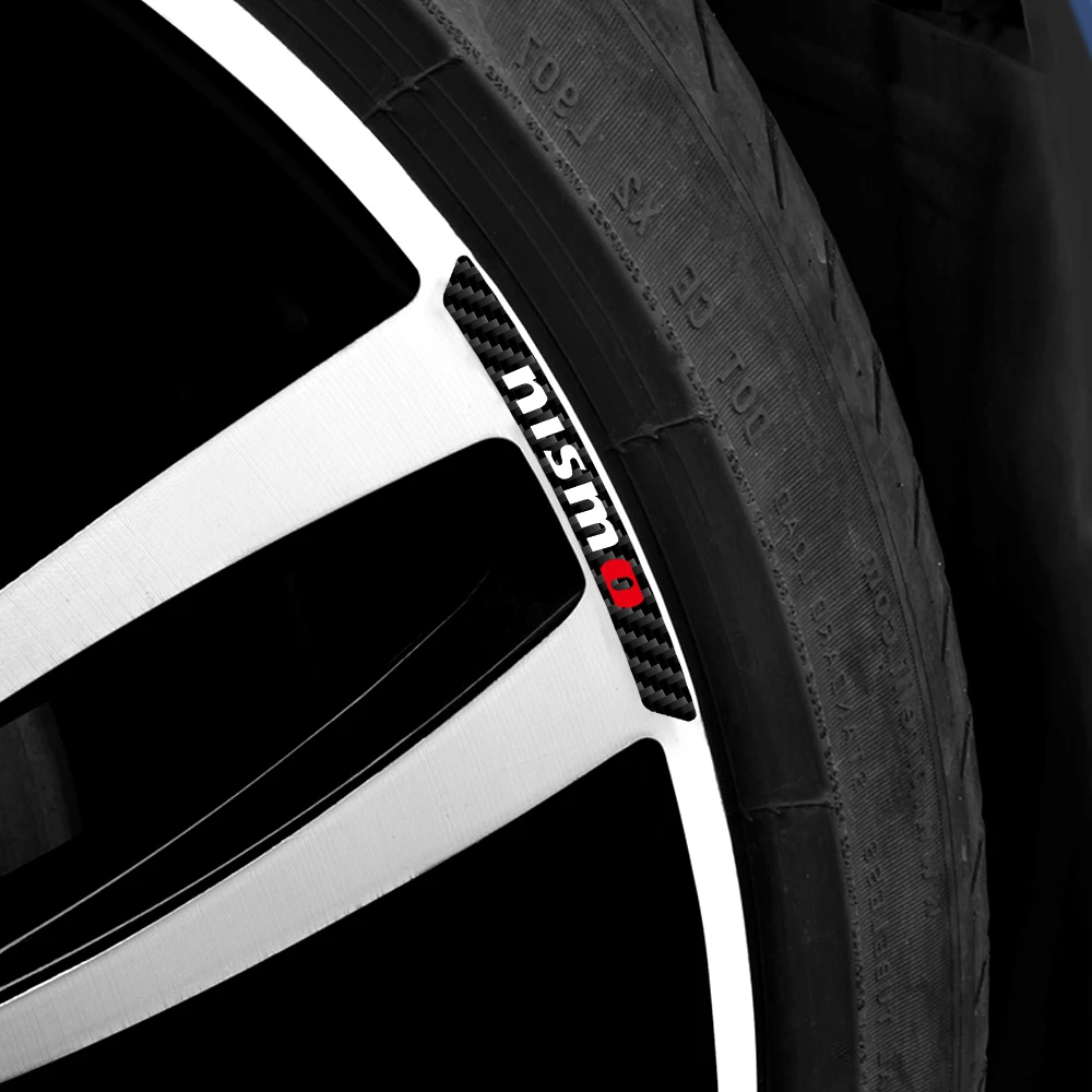Фото 4 шт., автомобильные диски из углеродного волокна для Nissan Nismo Tiida Teana GTR X-Trail Xterra Qashqai Note №5