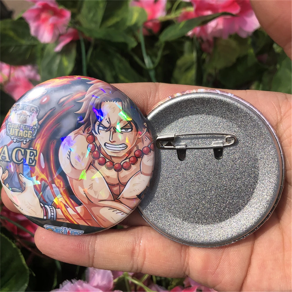 Фото Аниме ONE PIECE Portgas · D · Ace значок для костюма косплея значок аксессуары булавка Рождественский подарок №2