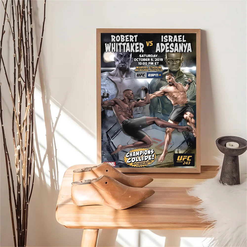 Фото Fighting Championship UFC Good Quality Prints And Posters Vintage Room Home Bar Cafe Decor Aesthetic Art Wall Painting №4