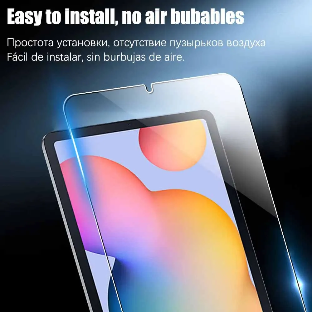 Фото Закаленное стекло для Samsung Galaxy Tab S6 Lite, 10,4 дюйма, 2024 дюйма, зеркальная защитная пленка для экрана Samsung Galaxy Tab S6 Lite, 9H, Защитная пленка для планшета №2