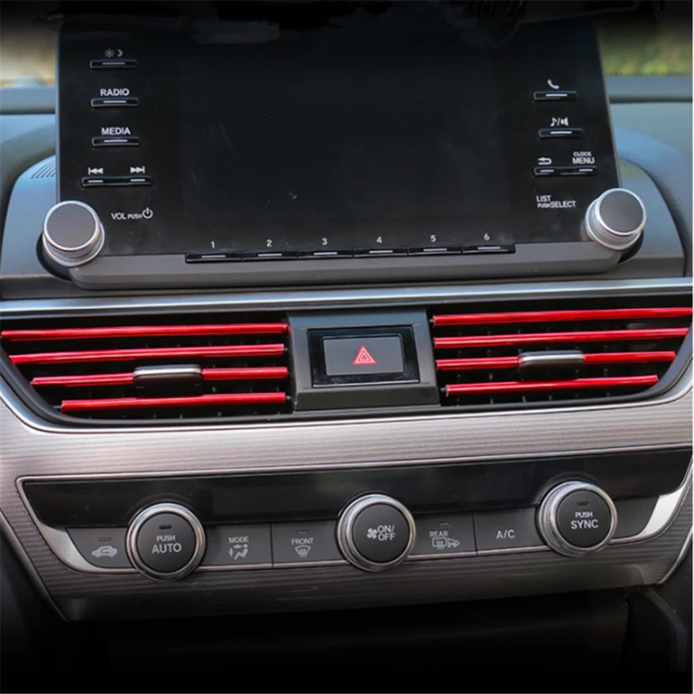 Накладка на решетку кондиционера автомобиля для KIA RIO Ford Focus Hyundai IX35 Solaris Mitsubishi ASX Outlander Pajero