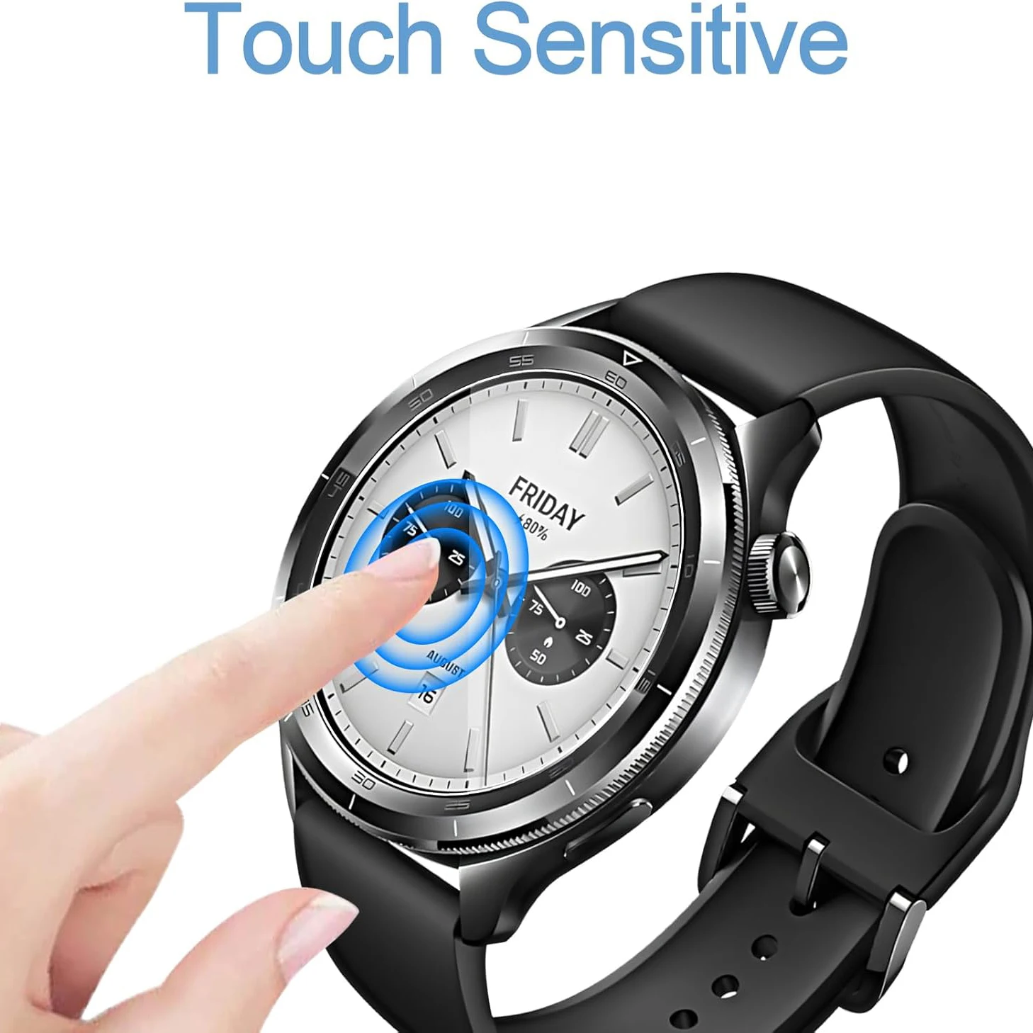Фото 3 шт., пленка из закаленного стекла для Xiaomi Watch S4, защитная пленка для экрана умных часов, аксессуары для стеклянной пленки №4