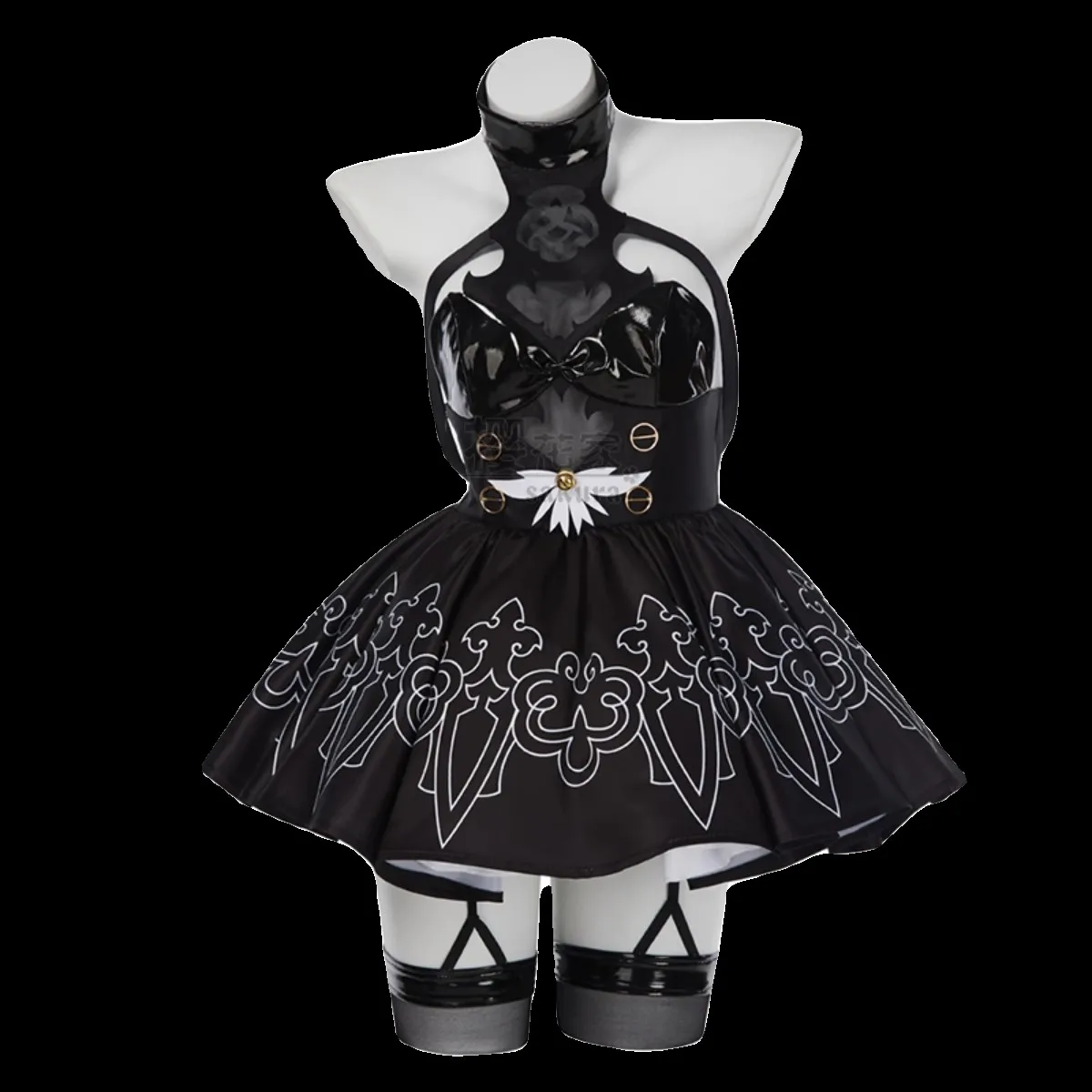 Фото COS-HoHo Game NieR Automata 2B Боевой костюм Сексуальное платье Униформа Косплей Костюм Хэллоуин Карнавальная вечеринка Ролевая игра Женский наряд №5