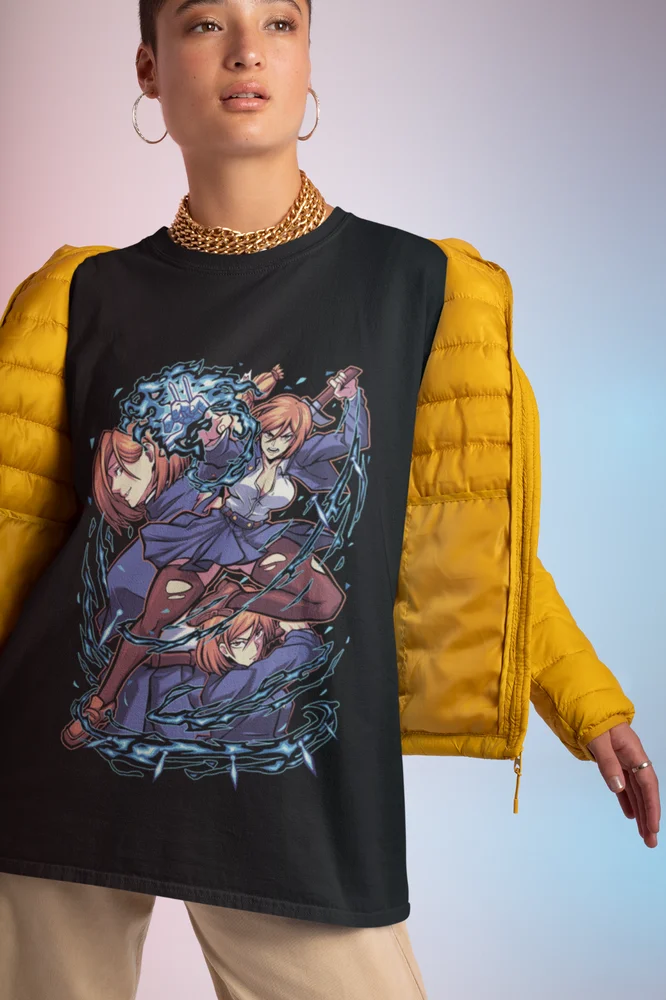 Фото Футболка Nobara Kugisaki Gojo Satoru Sukuna Рубашка Jujutsu Kaisen Футболка Toji Tee №3