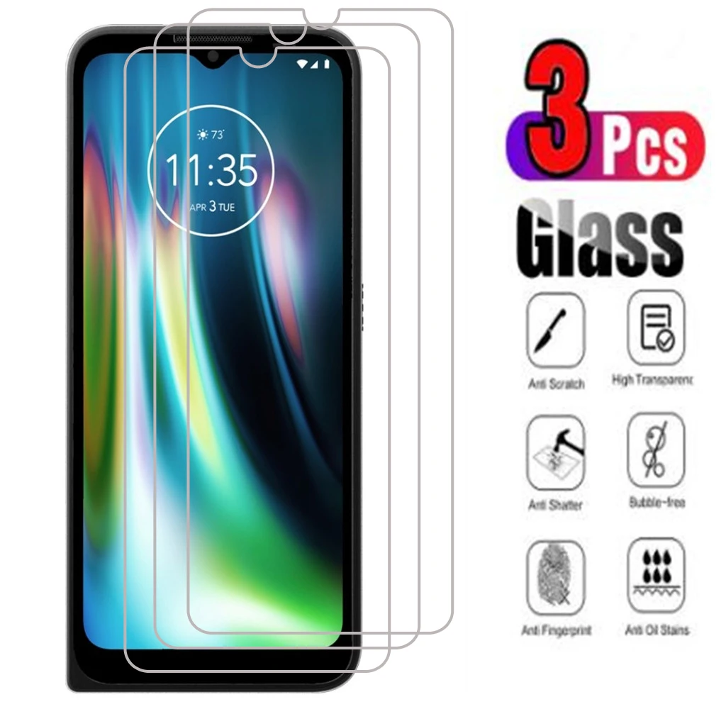 Закаленное стекло для Motorola Moto Defy G Play 2021 Fast Pro Power Stylus G9 G8 Plus Lite G7 G6 G5S G5, Защитная пленка для экрана, 3 шт.