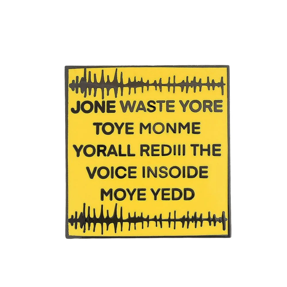 Jone Waste Yore Toye Monme Yorall Redill The Voice Insoide Moye Yedd Эмалированные булавки Blink 182, значок на лацкане, брошь, украшение, ювелирные изделия