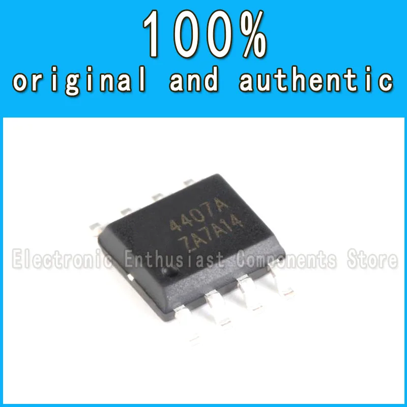 AO4407A 4407A AO4407 SOP8 IC, 100 штук/лот, минималистичный световой
