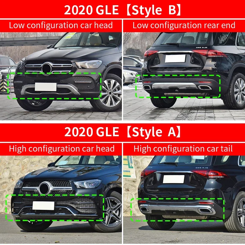 Фото Сменная сетка для Mercedes gle w167 gle 2020 gle 350/amg 450 500e, аксессуары для внешнего декора №5