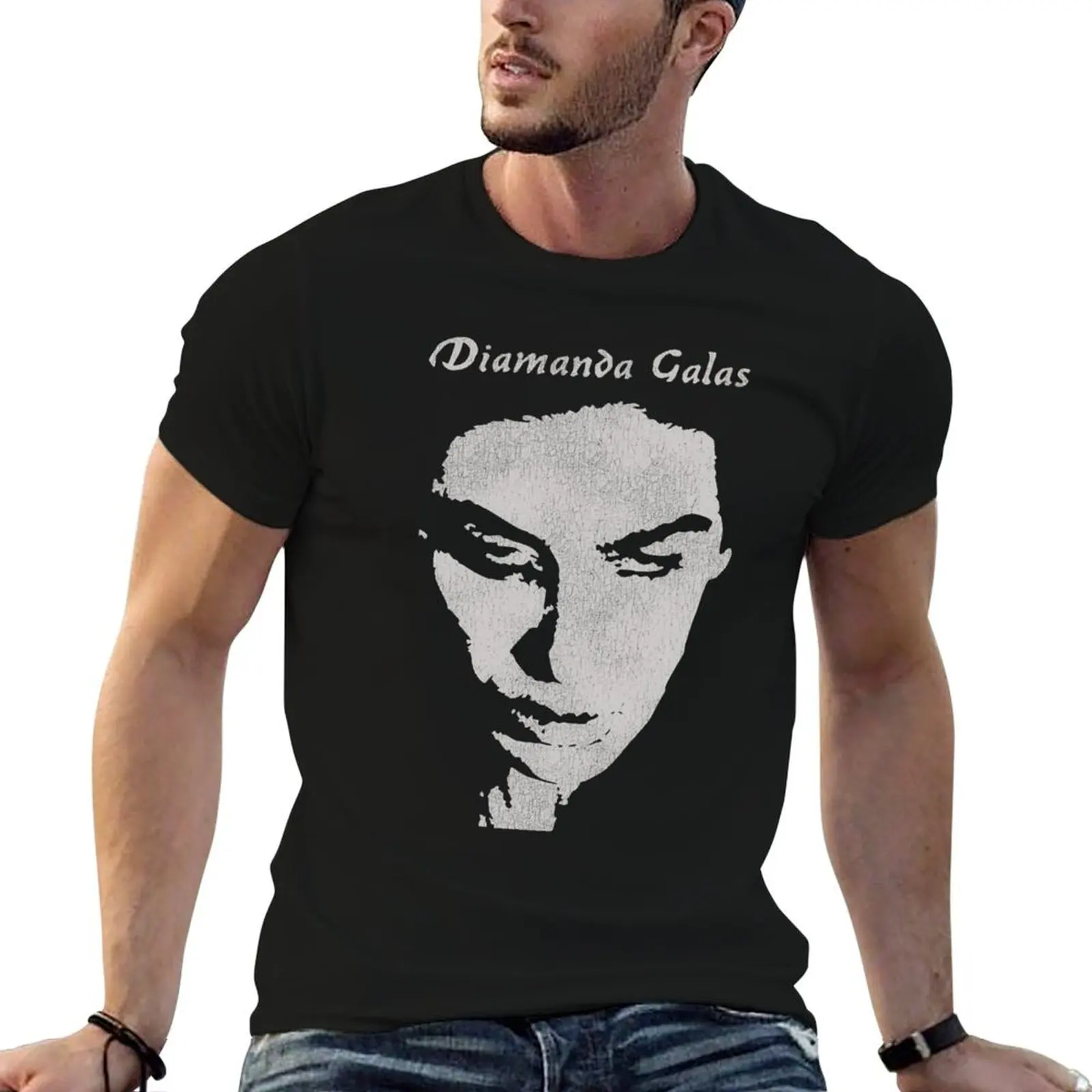 Футболка Diamanda Gals, футболка с графикой, футболка большого размера с графическим рисунком, мужские футболки с графическим рисунком