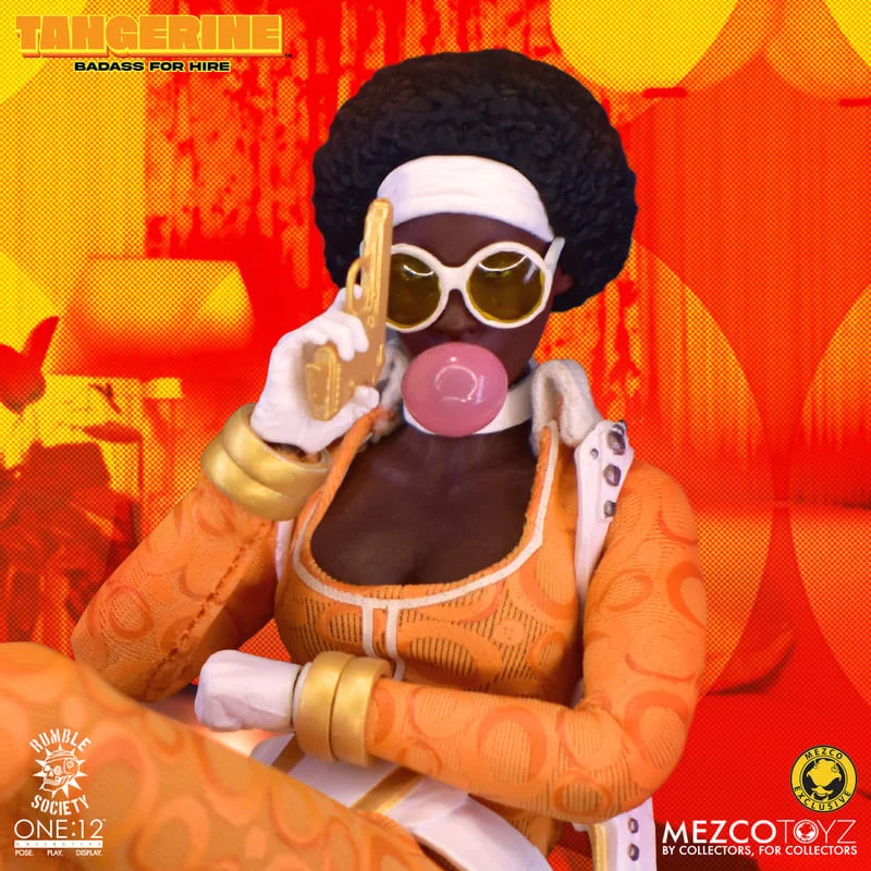 Оригинальный Mezco Toyz Tangerine Badass For Hire Deluxe Edition, в наличии, коллекция аниме, экшн-фигурки, модель игрушки
