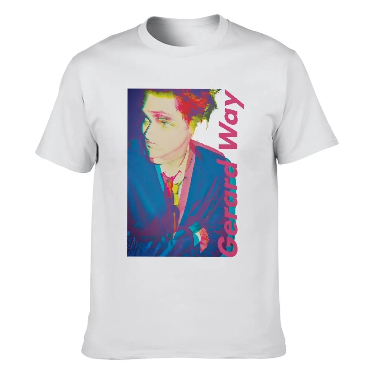 Фото Футболка Gerard Way Hisitant Псевдоминистная Sz Medium My Chemical Romance MCR с длинными или короткими рукавами №2
