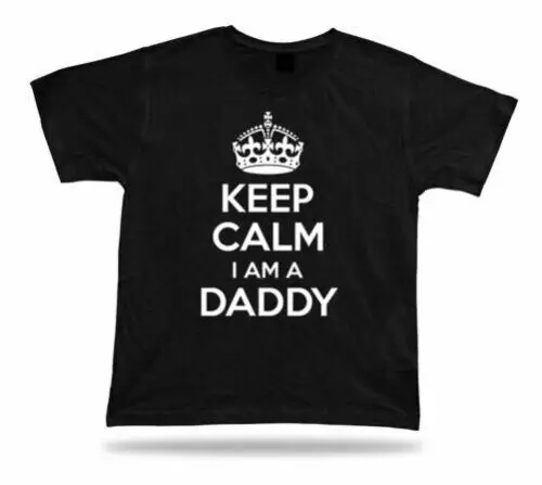 Надпись Keep Calm I Am A Papa, отличная лучшая футболка, отличный подарок, день рождения